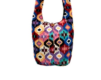 Sling Hobo Bag, Hippie Sling Bag, Bag, Ethnic Bag, Messenger Bag, Boho Shoulder Bag, Everyday Bag, Festival Bag, Beach Bag, Tribal Bag, Gift