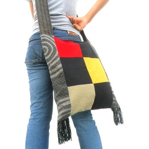 Crossbody Bag Patchwork Bag Bohemian Bag Messenger Bag Gipsy Bag Multicolor Hippie Hobo Boho Bag Purse Thai Gift