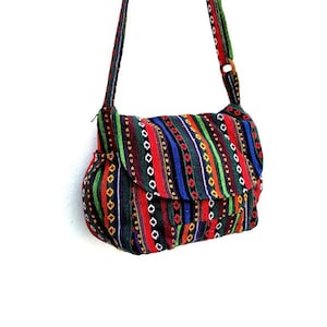 Crossbody Bag, Hippie Bag, Messenger Bag, Shoulder Bag, Purse, Handbag boho, Hobo Bag, Gift Bag, Everyday Bag, Gift Bag, Multicolor Bag