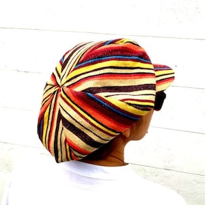 Rasta Cap, Reggae Cap, Army Cap, Cadet Military Hat, Reggae Army Cap, Hippie Cap, Rasta Hat, Dreadlocks Hat, Rastafari Cap, Dubwise Cap