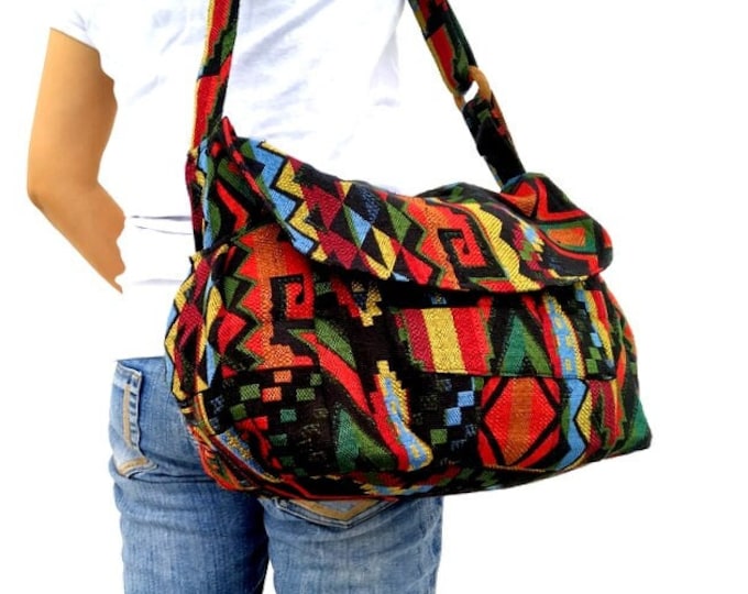 Rasta Reggae Pattern Print Crossbody Bags