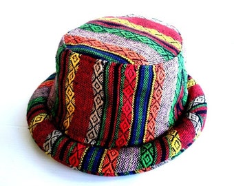 Fischer Hut Boho Rasta Hut Hanf Hut Hippie Reggae Fischer Hut, Bowler Hut, unisex Mütze Hut Boho Jamaika Hut Sonnenhut Geschenk