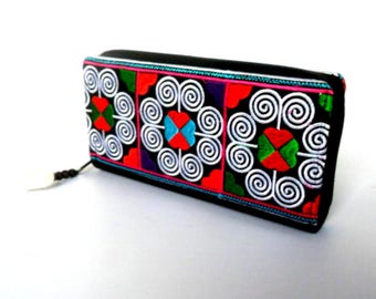 Boho Wallet, Bohemian Wallet, Embroidered wallet,  Women Wallet, Hippie Wallet, Ethnic Wallet, Boho Purse, Purse, Ethnic Purse, Gift