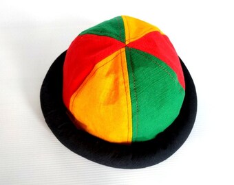 Rasta Fischerhut, Rastafari Hut, Jamaika Fischerhut, Festival Hut, Hippie Hut, Reggae Hut, Jamaika Hut, Hanf Hut, Marley, Boho Rasta Hut