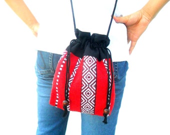 Boho Schmucktaschen, Kordelzugtaschen, Geschenktaschen, Stofftaschen, Stofftaschen, Tribal taschen, EthnoTaschenbeutel, Geschenk 9" x 8,5"
