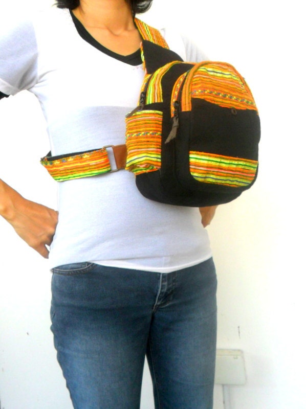 Sling Backpack crossbody bag Sling bag shoulder bag Messenger Etsy