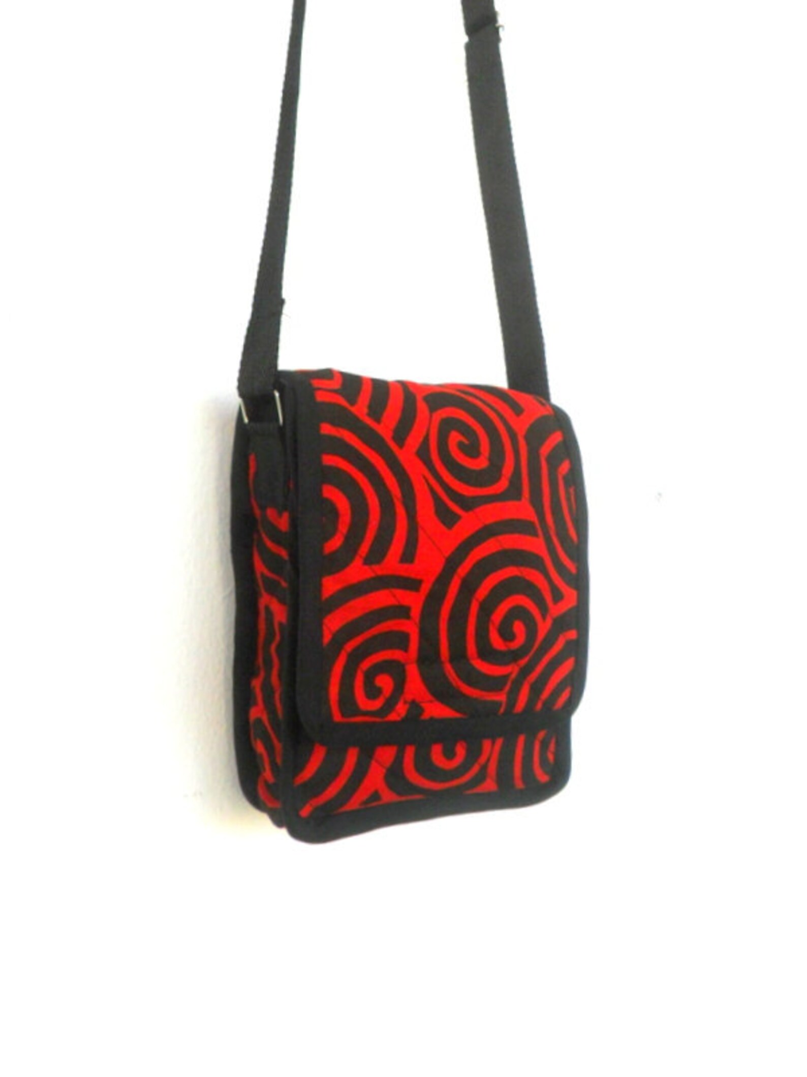 Bohemian woven strap crossbody messenger bag