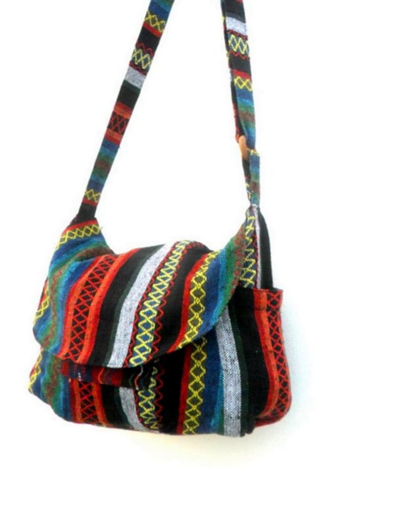 Crossbody Bag Hippie Bag Messenger Shoulder Bag Purse Handbag Etsy