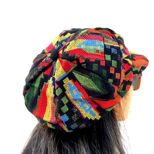 Rasta Cap, Reggae Cap, Army Cap, Cadet Military Hat, Reggae Army Cap, Hippie Cap, Rasta Hat, Dreadlocks Hat, Rastafari Cap, Dubwise Cap