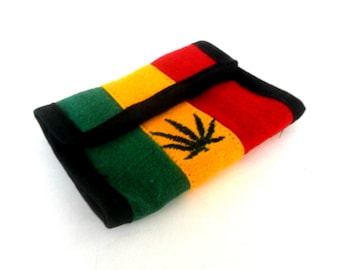 Cartera de cáñamo, Cartera rasta, Cartera boho, Cartera reggae, Cartera hippie, Cartera étnica, Monedero boho, Monedero étnico, Cartera vegana, Regalo