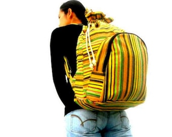 Mochila Hipster, mochila boho, mochila escolar, bolso de hombro, bolso cruzado multicolor, bolso de mensajero, bolso de arte hippie boho hobo, bolso