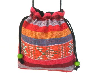 Borsa a spalla a tracolla Messenger Borsa a mano Borsa a mano Multi Color Bag Hippie Boho Bag Purse Borsa etnica / Regalo 9" x 8,5"