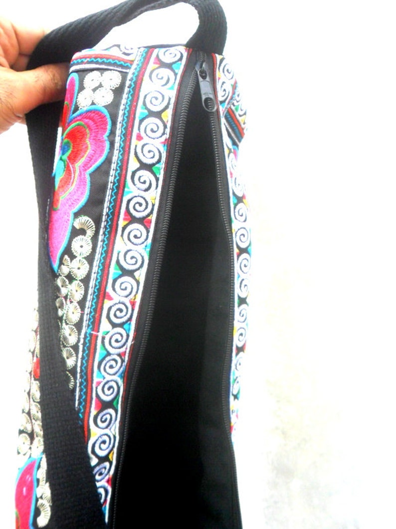Yoga Mat Bag yoga sling bag Yoga Bag Sports Bags Pilates Mat Bag Women bag Yoga Embroidery Bag Multi Color Yoga Bag Gift Bag Handmade bag