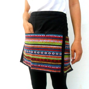 Half Apron, Cafe Apron, Apron with Pockets, Chef&#39;s Apron, Kitchen Apron, Waitress Apron, Barber Apron, Restaurant ,Cooking Apron
