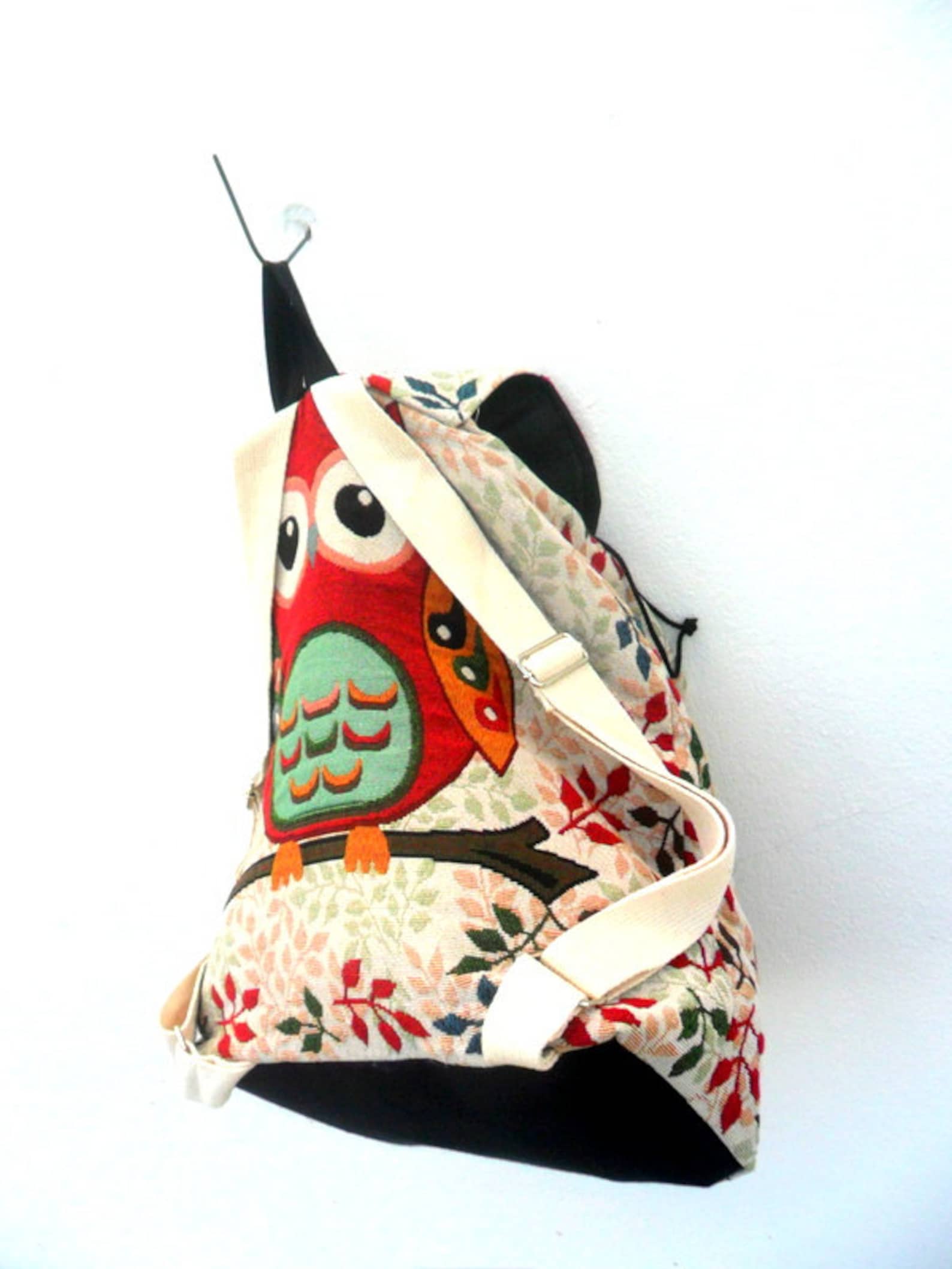 Owl Backpack Bag Shoulder Bag Multicolor Crossbody Bag Etsy