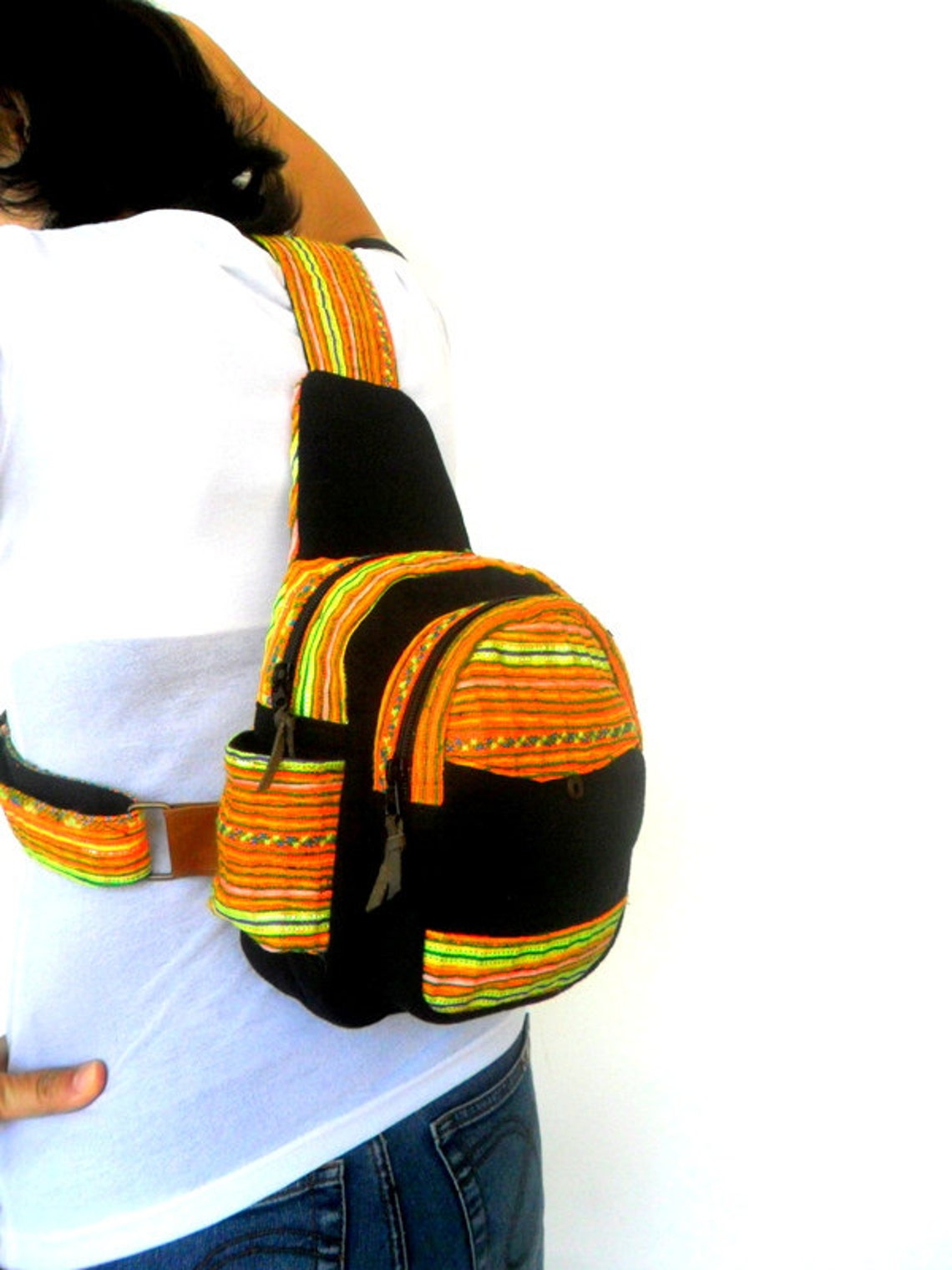 Sling Backpack Crossbody Bag Sling Bag Shoulder Bag Messenger Etsy