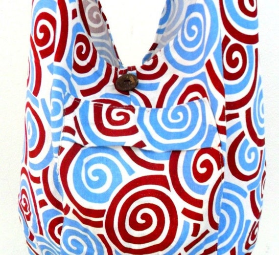 Shoulder Bag Sling Thai Hippie Hobo Bag Hobo Crossbody Bag Hppie