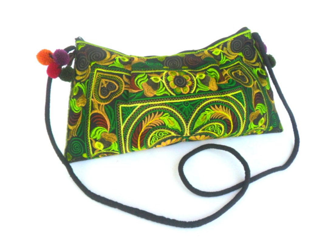 Women Bag Ethnic Bag Hill Tribe Bag Sling Bag Boho Bag Embroidery