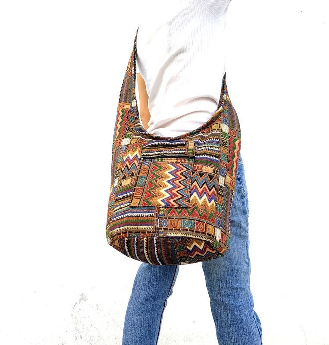 Rasta Bag, Ethnic Bag, Hobo Sling Bag, Hippie Bag, Crossbody Bag
