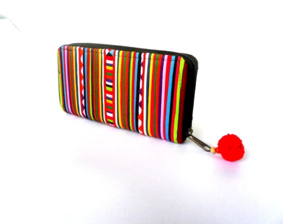 Boho Wallet, Bohemian Wallet, Women Wallet, Hippie Wallet, Ethnic Wallet, Boho Purse, Hmong Purse, Ethnic Purse, bohemian Gift Wallet