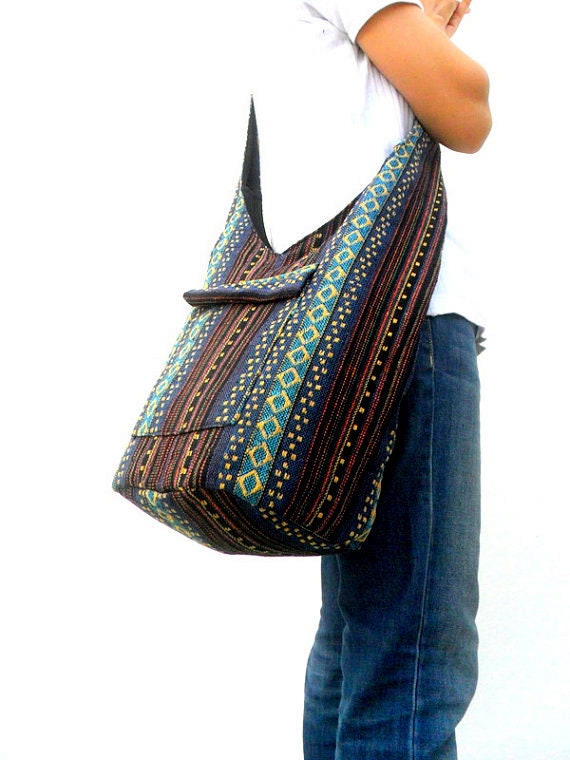 Luggage Hobo Crossbody Bag Shoulder Bag Travel Bag Messenger Bag Hippie Boho Bohemian Large Purse