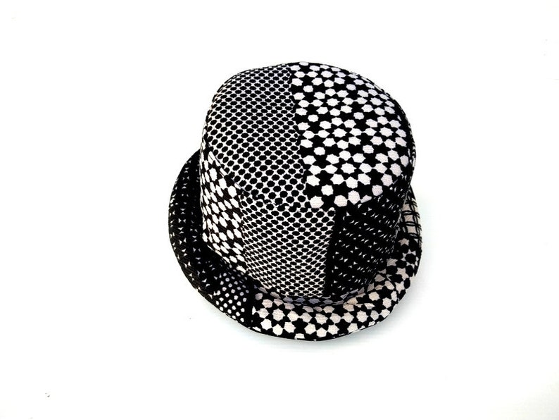 Bohemian Hat Festival Rolled Brim Hat Hippie Hat Hobo Hat Vegan Bucket Hat Gypsy Hat Artisan Bucket Hat Festival Hat Hipster hat