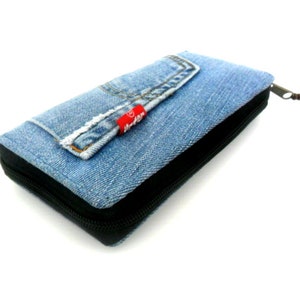 Carteira Levis Denim, Carteira Jeans, Carteira Boho, Carteira Feminina, Carteira Hippie, Carteira Étnica, Bolsa Boho, Bolsa Étnica, Carteira Vegana, Presente