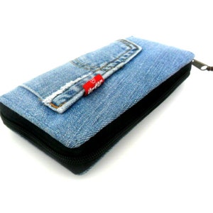 Levis Denim Wallet, Jeans Wallet, Bohemian Wallet, Women Wallet, Hippie Wallet, Ethnic Wallet, Boho Purse, Ethnic Purse, Vegan Wallet, Gift