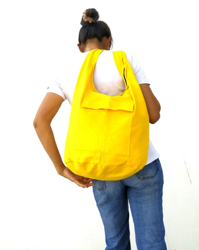 Yellow Hobo Bag Sling Bag Bohemian Bag Ethnic Bag Cotton - Etsy