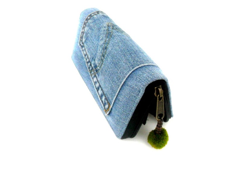 Levis Denim Wallet Jeans Wallet Bohemian Wallet Women Etsy