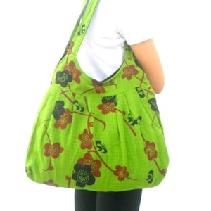 Bolso Lady Women Bag Bolso étnico Boho Bag Verde Color negro Bolso bandolera Hippie Boho Bolso Mensajero Bolsa de regalo