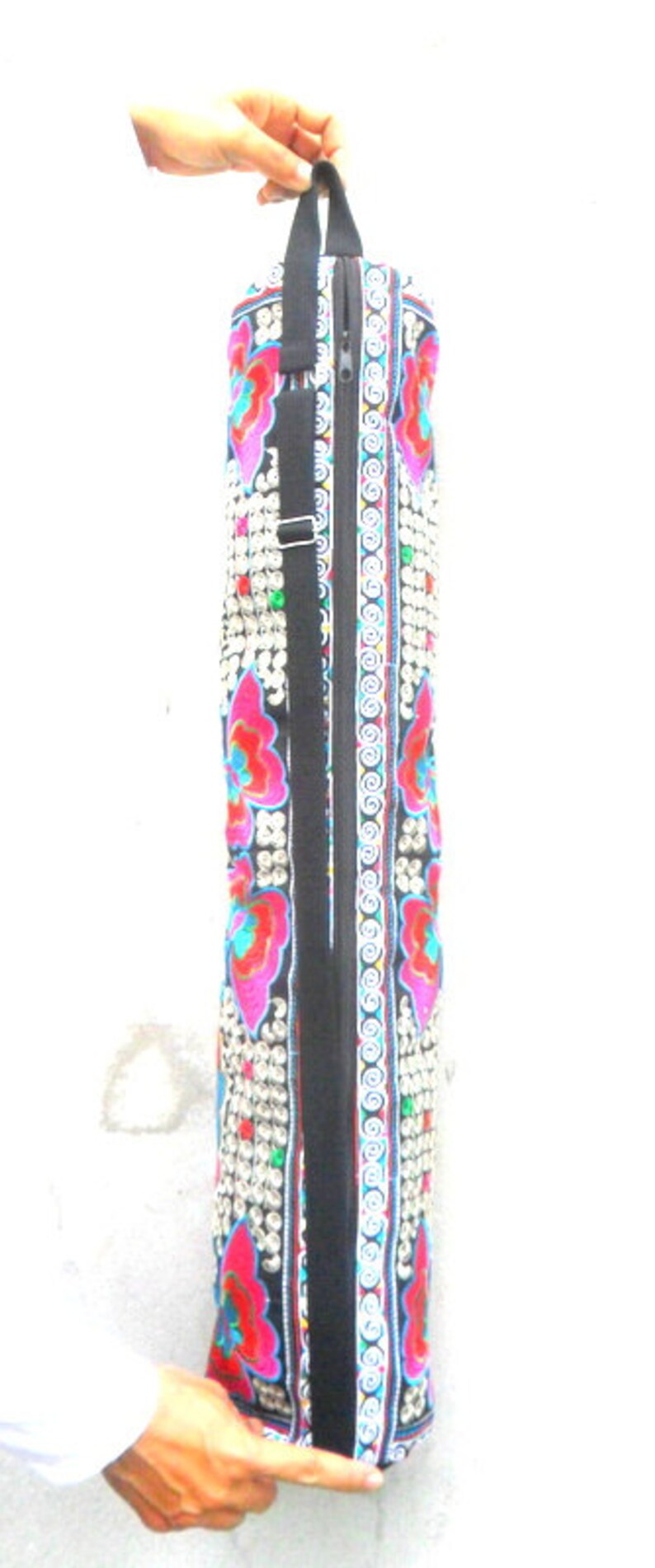 Yoga Mat Bag yoga sling bag Yoga Bag Sports Bags Pilates Mat Bag Women bag Yoga Embroidery Bag Multi Color Yoga Bag Gift Bag Handmade bag