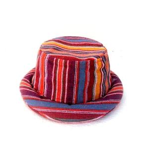 Bucket Hat Boho Hat Hippie Hat Hipster hat Bohemian hat Sun Hat gift, Rolled brim Summer Hat