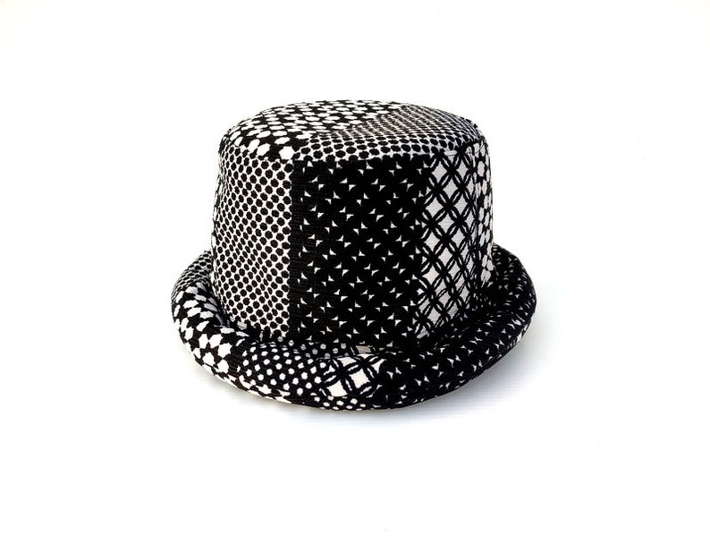 Bohemian Hat Festival Rolled Brim Hat Hippie Hat Hobo Hat Vegan Bucket Hat Gypsy Hat Artisan Bucket Hat Festival Hat Hipster hat