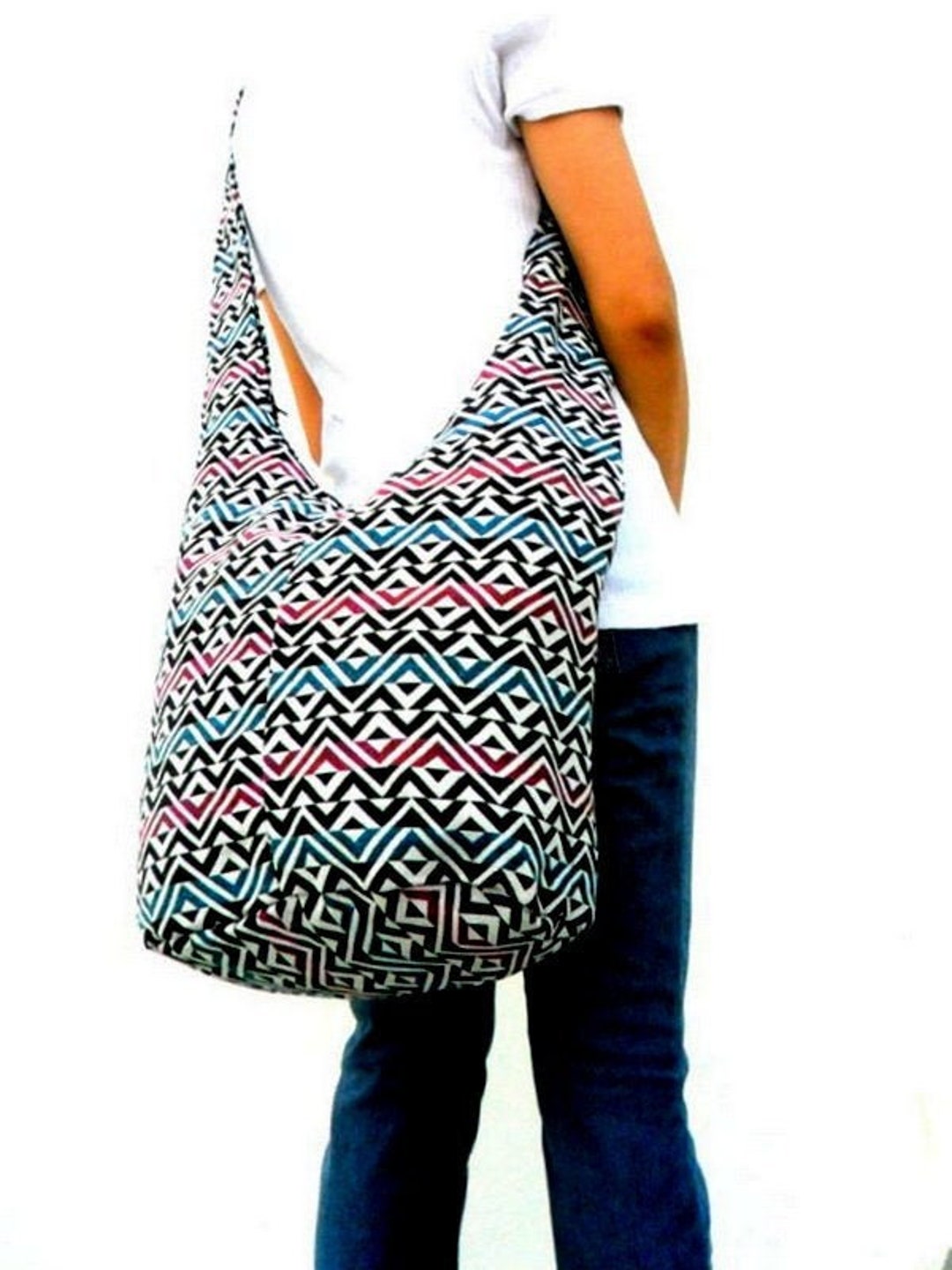 Shoulder Bag Sling Thai Hippie Hobo Multicolor Bag Hobo - Etsy