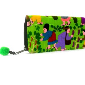 Boho Monedero, Monedero Boho, Cartera bordada, Cartera de mujeres, Monedero Hippie, Monedero étnico, Monedero Boho, Monedero, Monedero étnico, Regalo