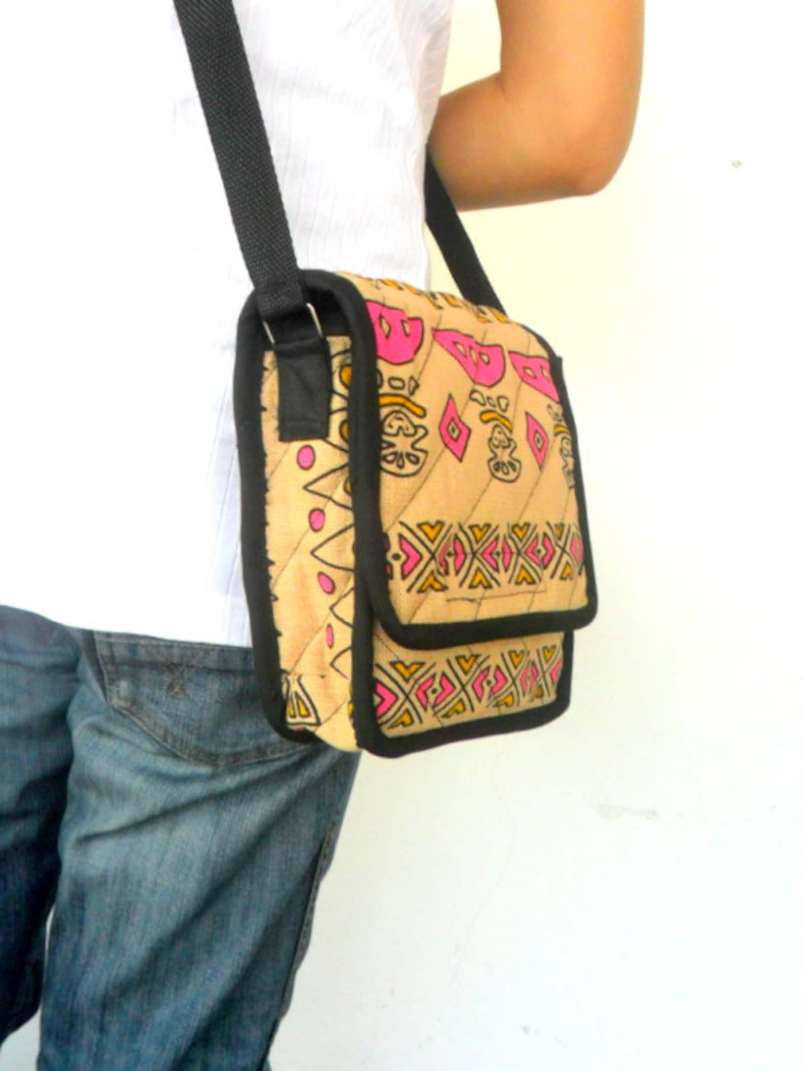 Crossbody Bag Messenger Bag Bohemian Bag Multicolor Boho Etsy