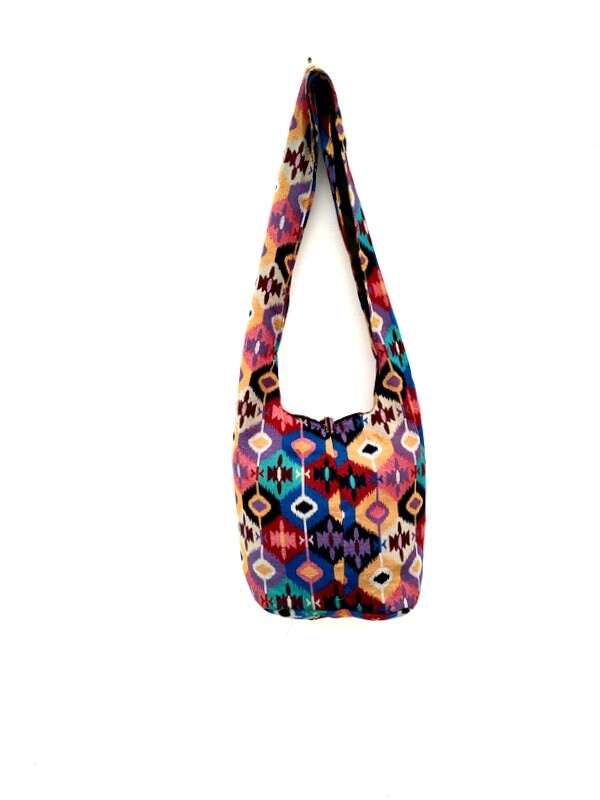 Hobo Colorful Shoulder Bag Women Sling Slouch Hippie Boho (OM-Peace)