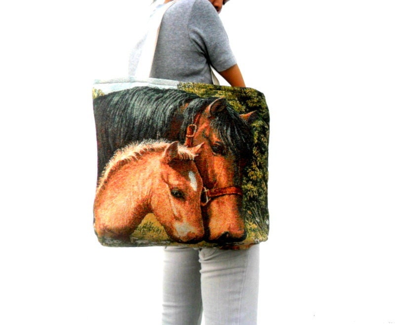 バッグ house on the hill Parent Bag Brown Horse Horse Diaper Bag - Etsy Australia