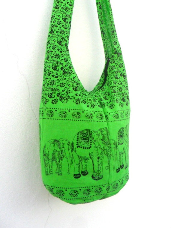 Shoulder Bag Crossbody Bag Handmade Bag Elephant Bag Hobo Cross