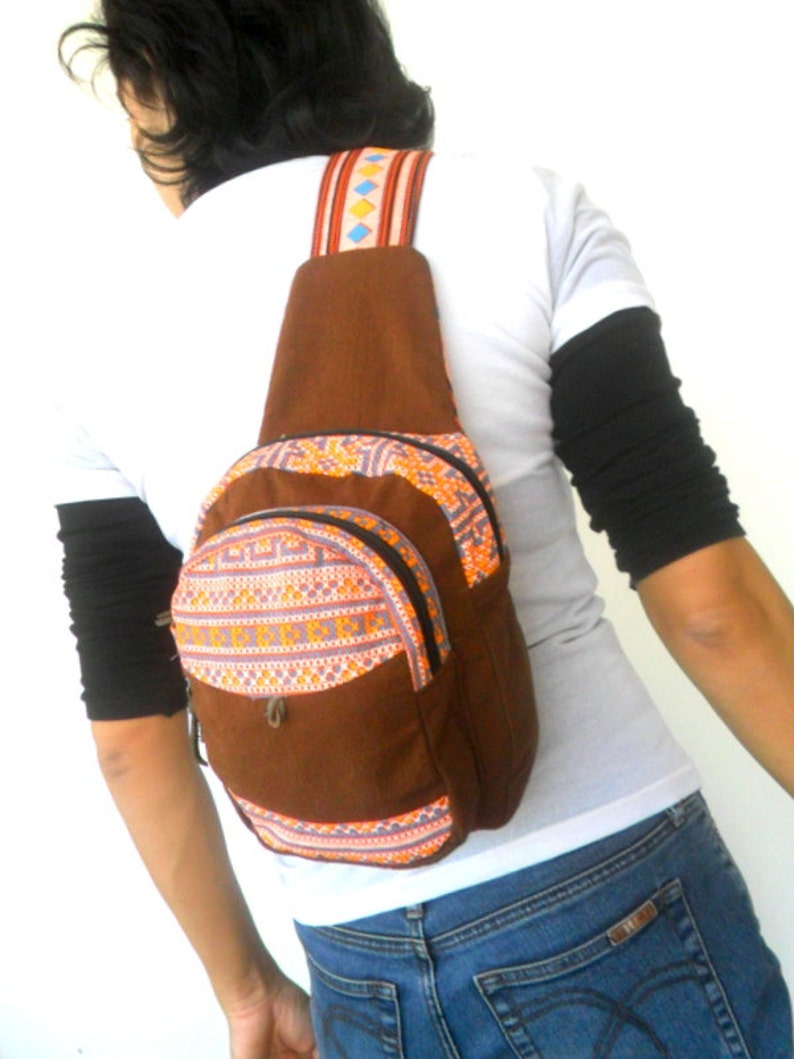 Sling Backpack Crossbody Bag Sling Bag Shoulder Bag Messenger Etsy