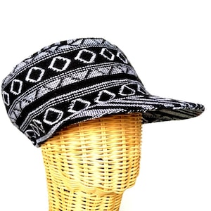 Rasta Cap, Reggae Cap, Army Cap, Cadet Military Hat, Reggae Army Cap, Hippie Cap, Rasta Hat, Dreadlocks Hat, Rastafari Cap, Dubwise Cap