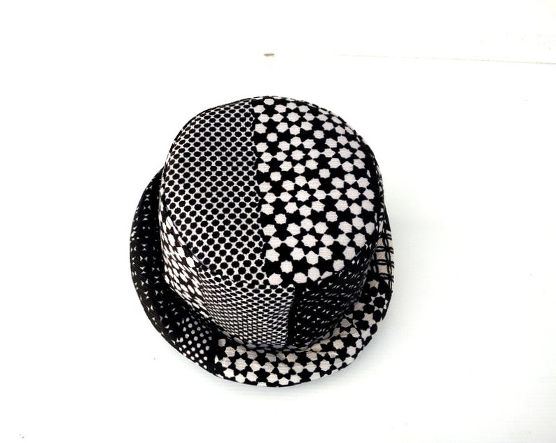 Bohemian Hat Festival Rolled Brim Hat Hippie Hat Hobo Hat Vegan Bucket Hat Gypsy Hat Artisan Bucket Hat Festival Hat Hipster hat