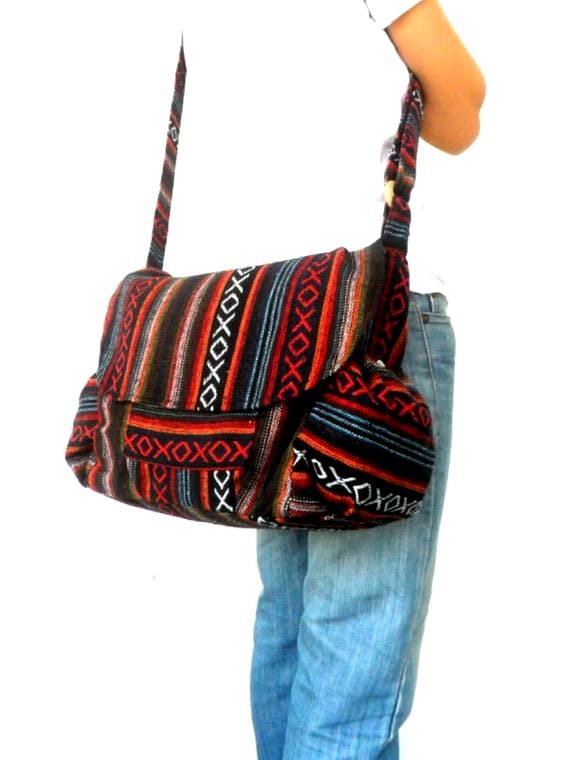 Bohemian Hippie Bag Stylish Ultra Trendy Boho bags Hippie Crossbody bag  Shoulder Bag with Adjustable Strap Hippie Tote Bag