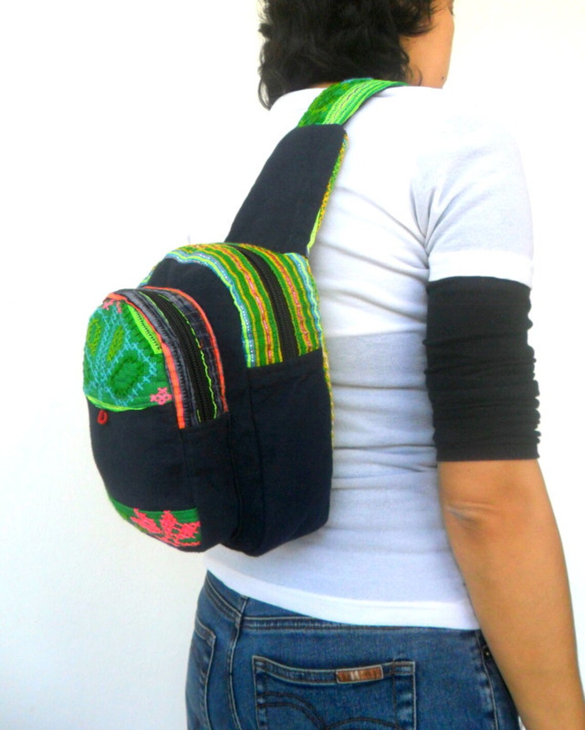 Sling Backpack Crossbody Bag Sling Bag Shoulder Bag Messenger Etsy