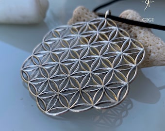 Flower of Life Big Pendant |  Sacred Geometry Meaningful Gift for Men & Woman