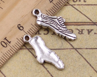 20Pcs Gears charms 23mm antique silver ornament accessories jewelry making DIY handmade craft base material