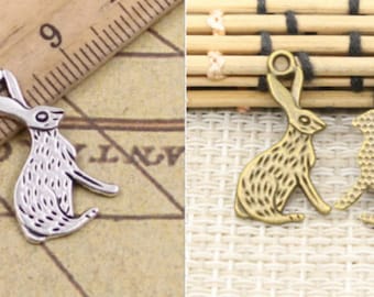 Lapin pendentifs accessoires 26 * 14 mm