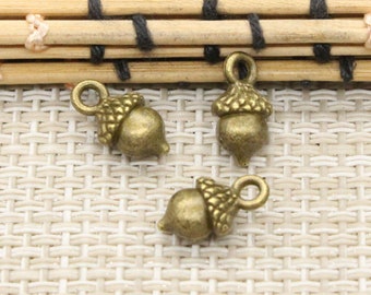 noisette pendentif accessoires 13 * 7 mm