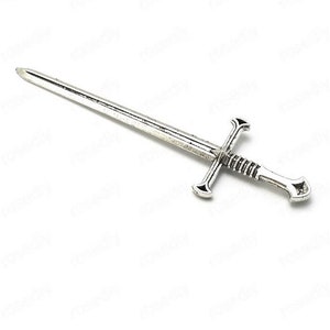10pcs Sword charms 88x25mm Antique silver/Antique bronze ornament accessories jewelry making DIY handmade craft base material image 3